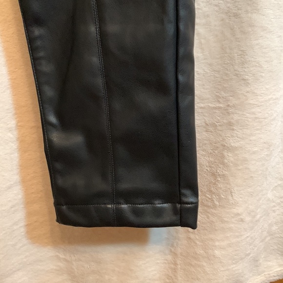 BNWT Kaffe faux leather belted pants - Picture 7 of 9